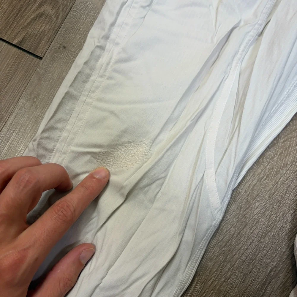Lululemon Beyond the Studio Jogger White Size 4 Runched Leg White
